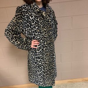 Cheetah fur coat
